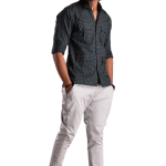 Mens Stylish Navy Blue Hunting Shirt Durable Outdoor Wear Comfort Style | Jaipurio